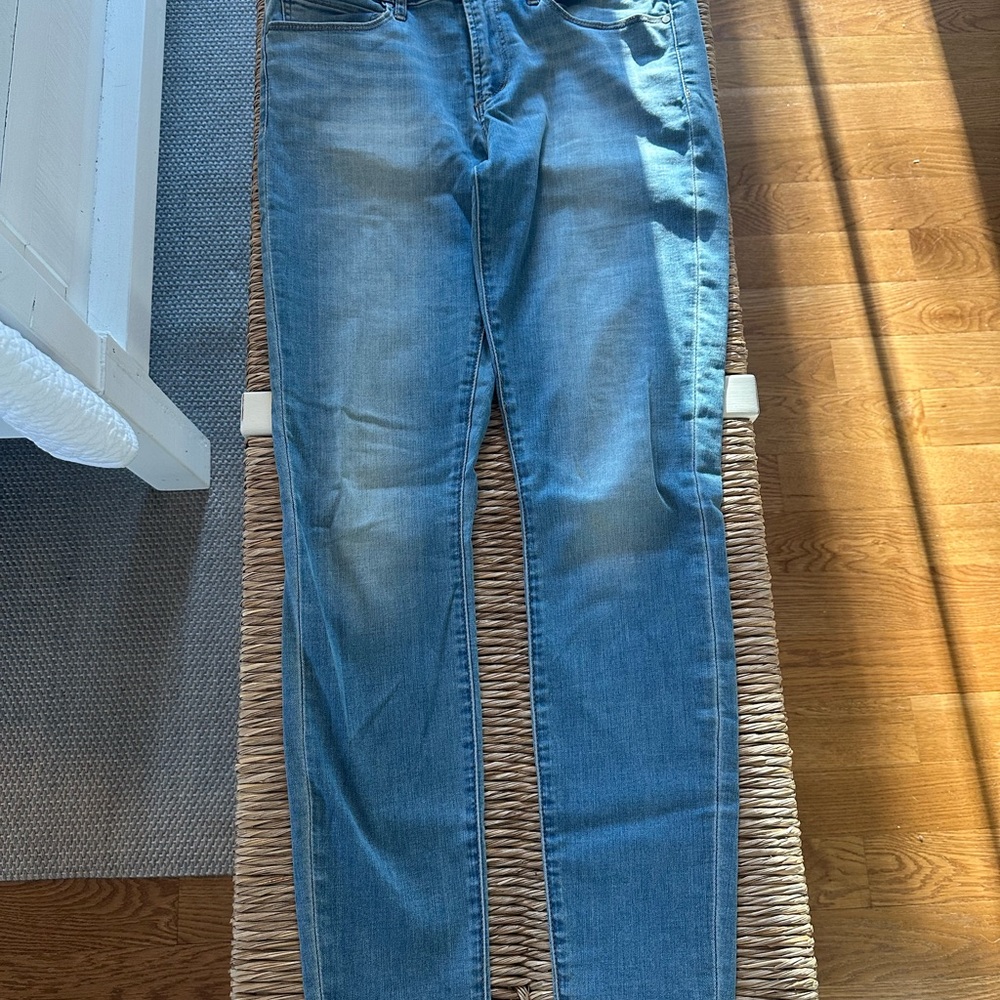 Articles Of Society Blue Skinny Jeans with Distressed Details